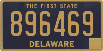 DE license plate 896469