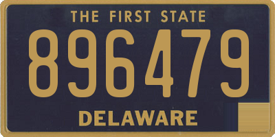 DE license plate 896479