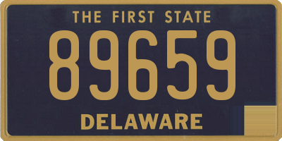 DE license plate 89659