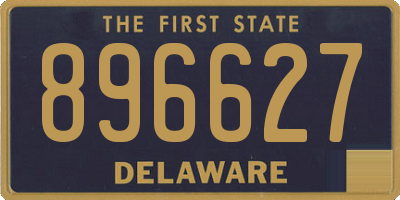 DE license plate 896627