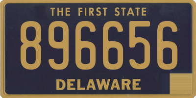 DE license plate 896656