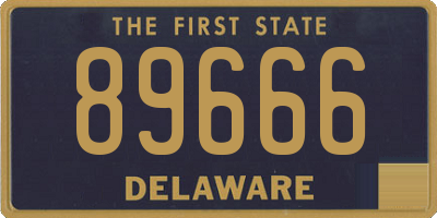 DE license plate 89666