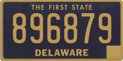 DE license plate 896879