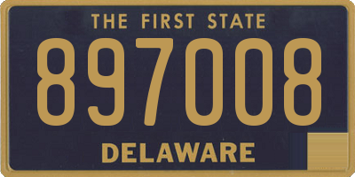 DE license plate 897008