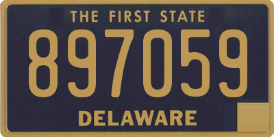 DE license plate 897059