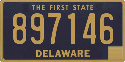 DE license plate 897146