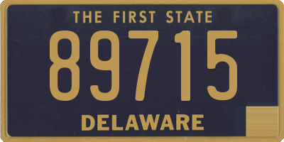 DE license plate 89715