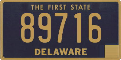 DE license plate 89716