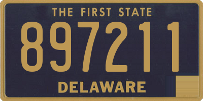 DE license plate 897211