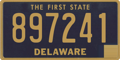 DE license plate 897241