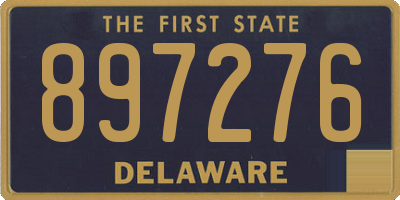 DE license plate 897276
