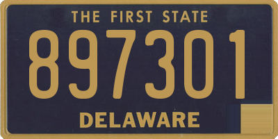 DE license plate 897301