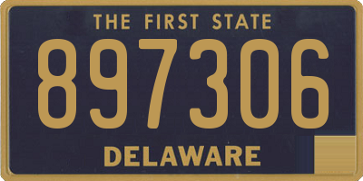DE license plate 897306