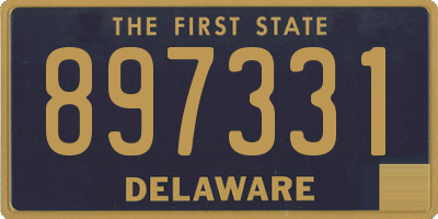 DE license plate 897331