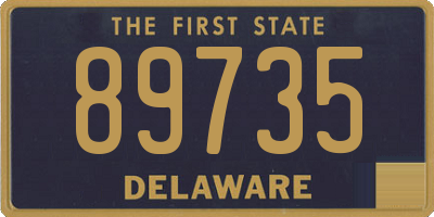 DE license plate 89735