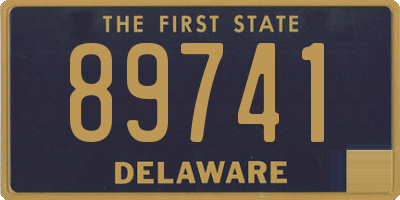 DE license plate 89741