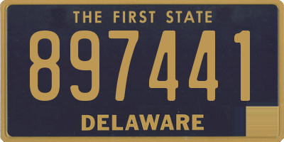 DE license plate 897441