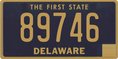 DE license plate 89746