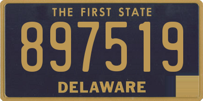 DE license plate 897519