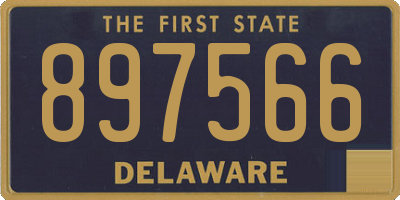 DE license plate 897566