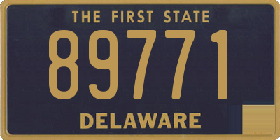 DE license plate 89771