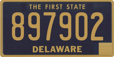 DE license plate 897902