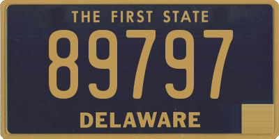 DE license plate 89797