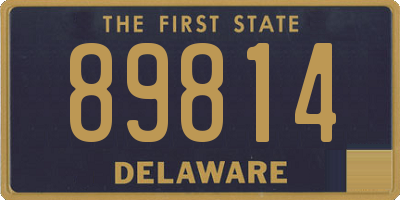 DE license plate 89814