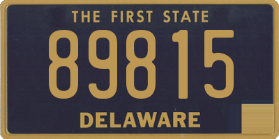 DE license plate 89815