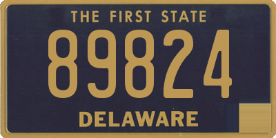 DE license plate 89824