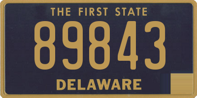DE license plate 89843