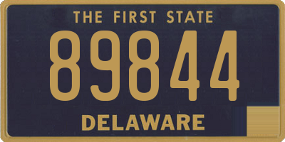 DE license plate 89844