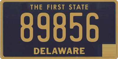 DE license plate 89856