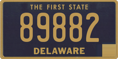 DE license plate 89882