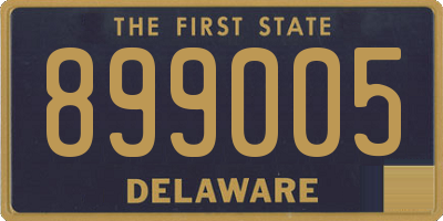 DE license plate 899005