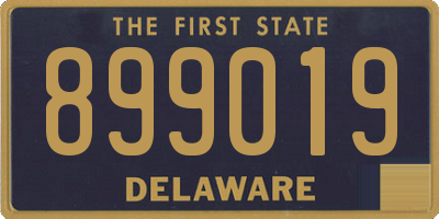 DE license plate 899019