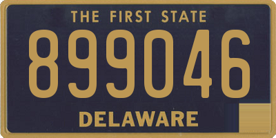 DE license plate 899046