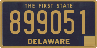 DE license plate 899051