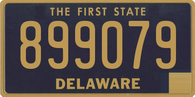 DE license plate 899079
