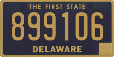 DE license plate 899106