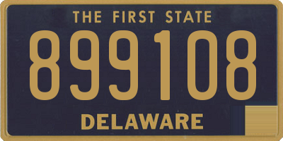 DE license plate 899108