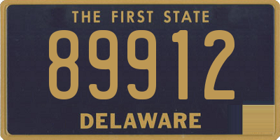 DE license plate 89912