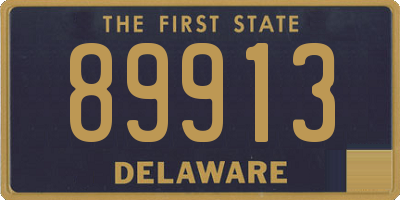 DE license plate 89913