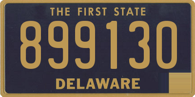 DE license plate 899130