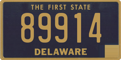 DE license plate 89914