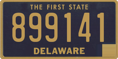 DE license plate 899141