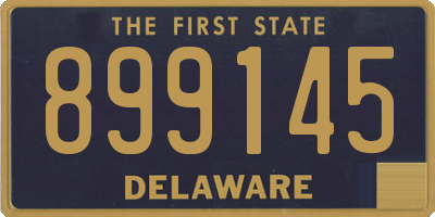 DE license plate 899145