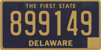 DE license plate 899149