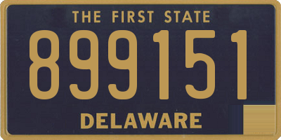DE license plate 899151
