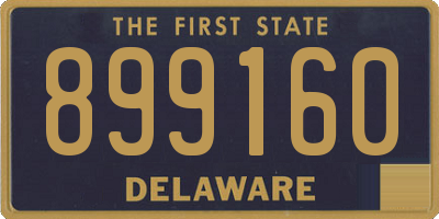 DE license plate 899160